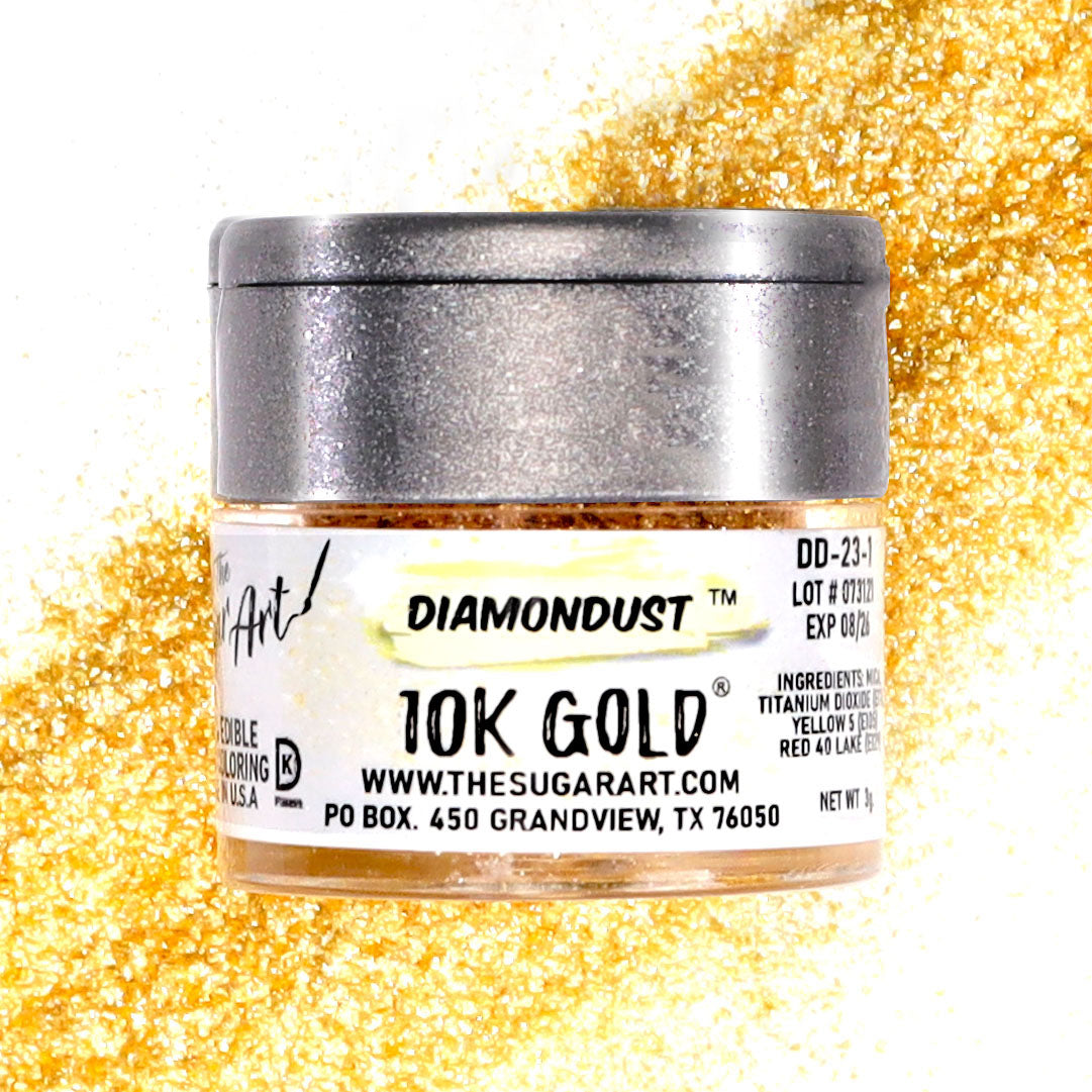 10K Gold Diamondust