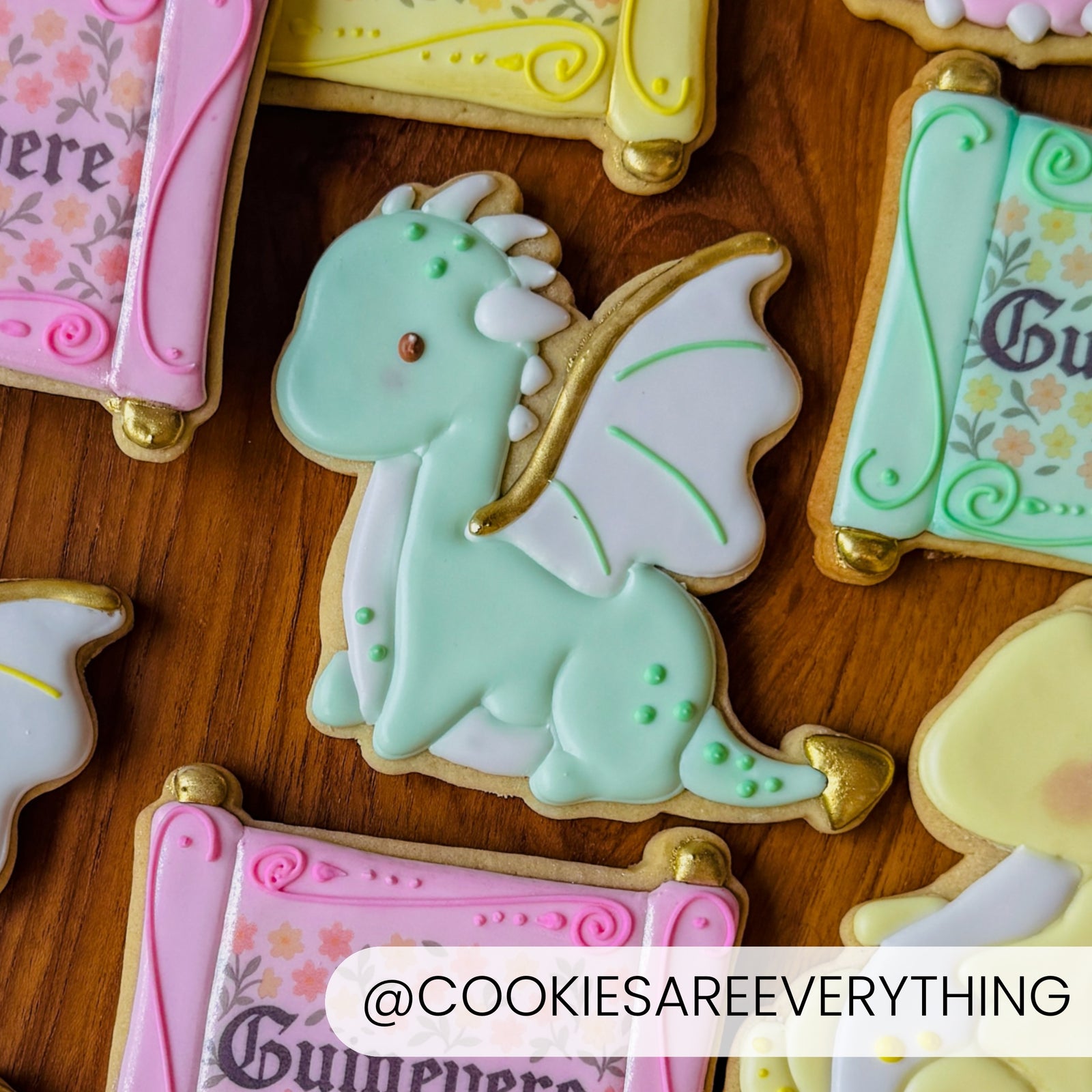 Cookie Cutters Dragon (Style 1) Cutter/Stencil