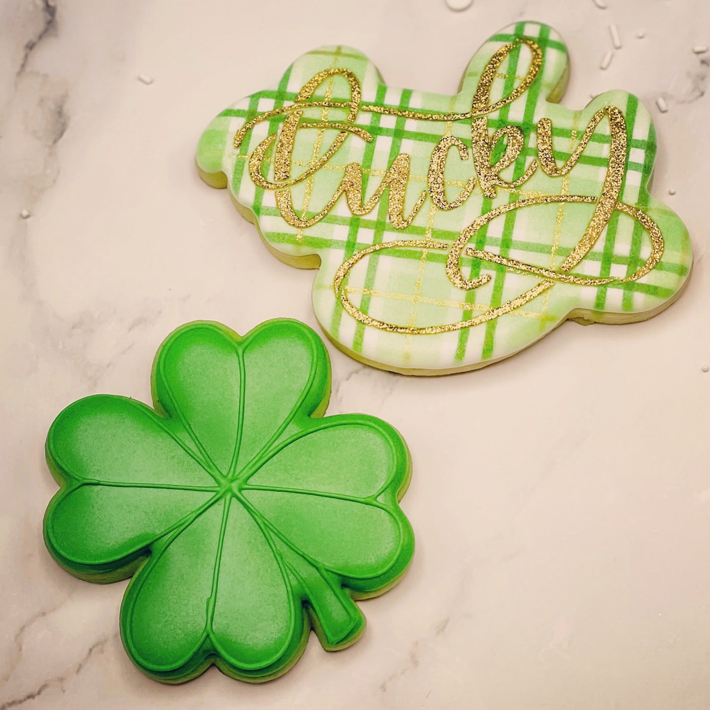 5.5 x 5.5 Stencil Plaid 3 Part Stencil