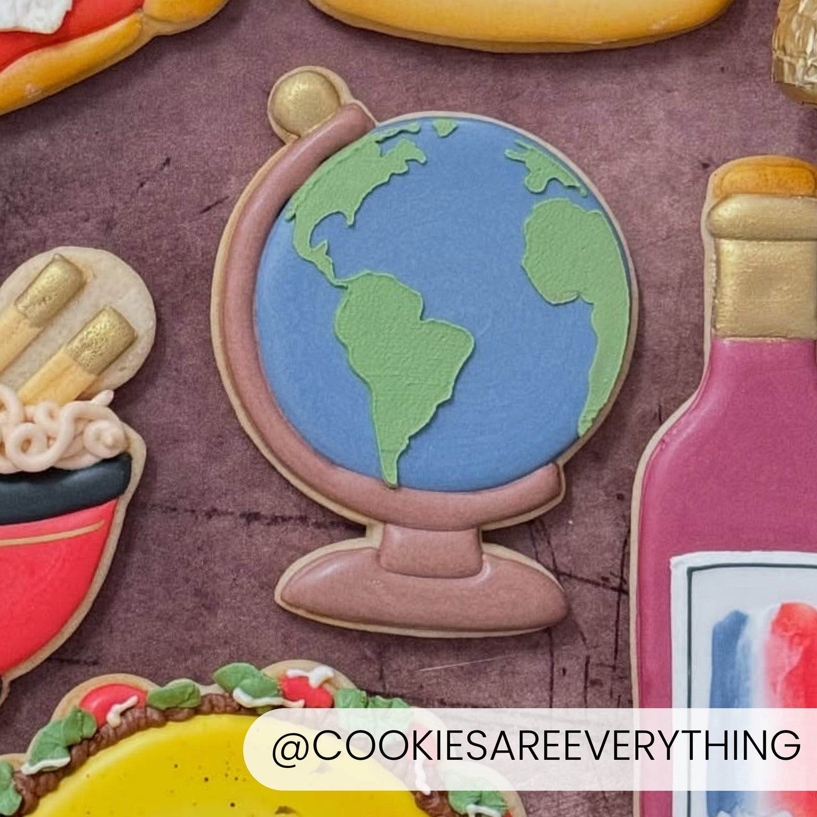 Cookie Cutters Globe – Cookie Cutter & Stencil Set