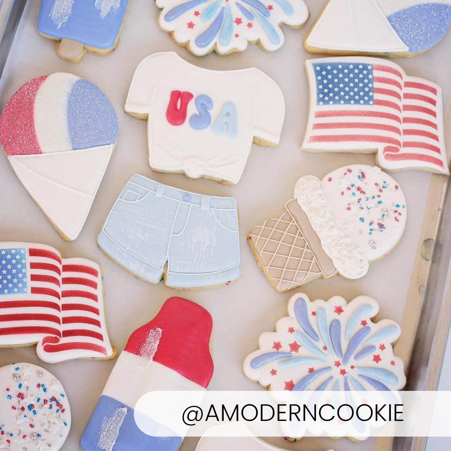 Cookie Cutters Fireworks – Cookie Cutter & Stencil Set