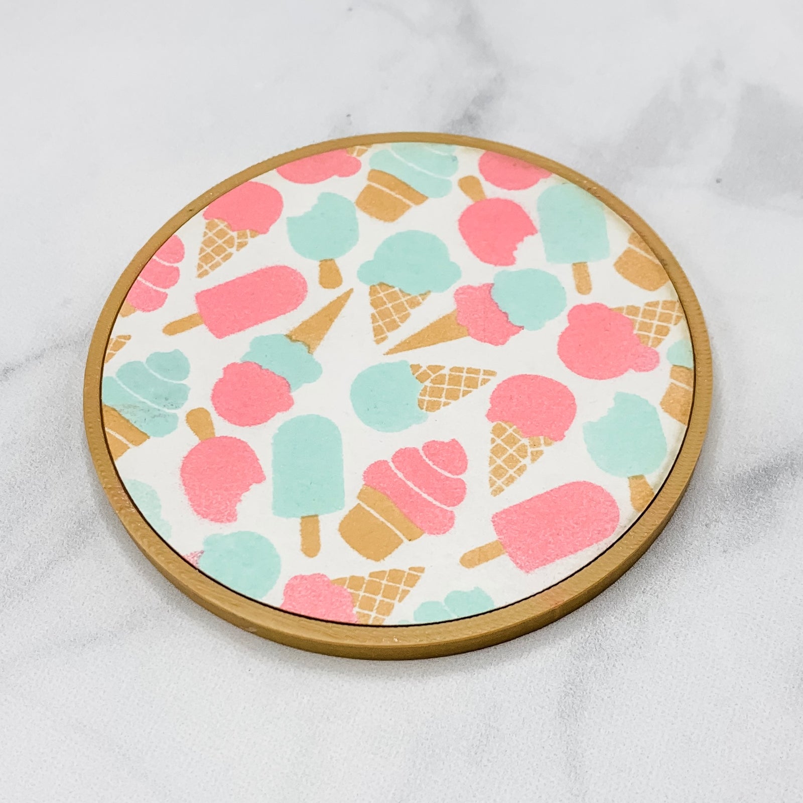 5.5 x 5.5 Stencil Ice Cream – Layered Cookie Stencil