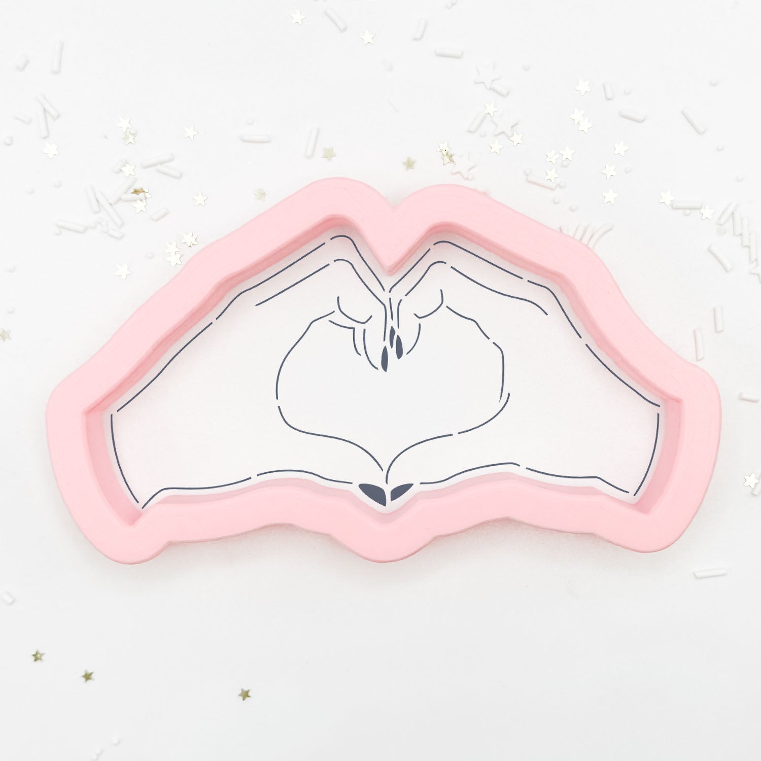 Cookie Cutters Heart Hands – Cookie Cutter & Stencil Set