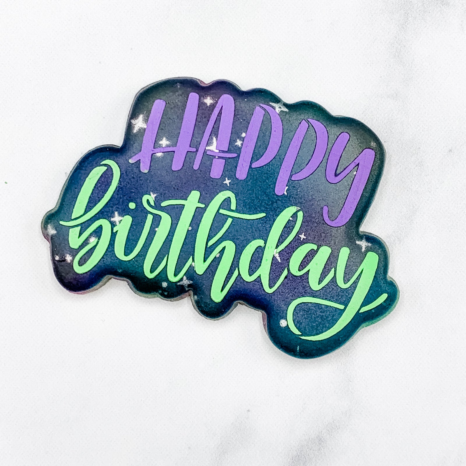 Cookie Cutters Happy Birthday Hand Lettered (Style 3)