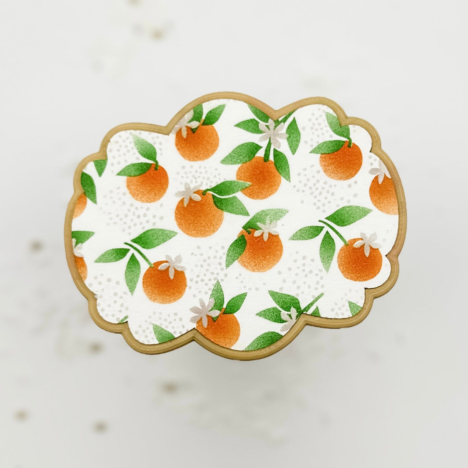 5.5 x 5.5 Stencil Clementine 3 Part Stencil