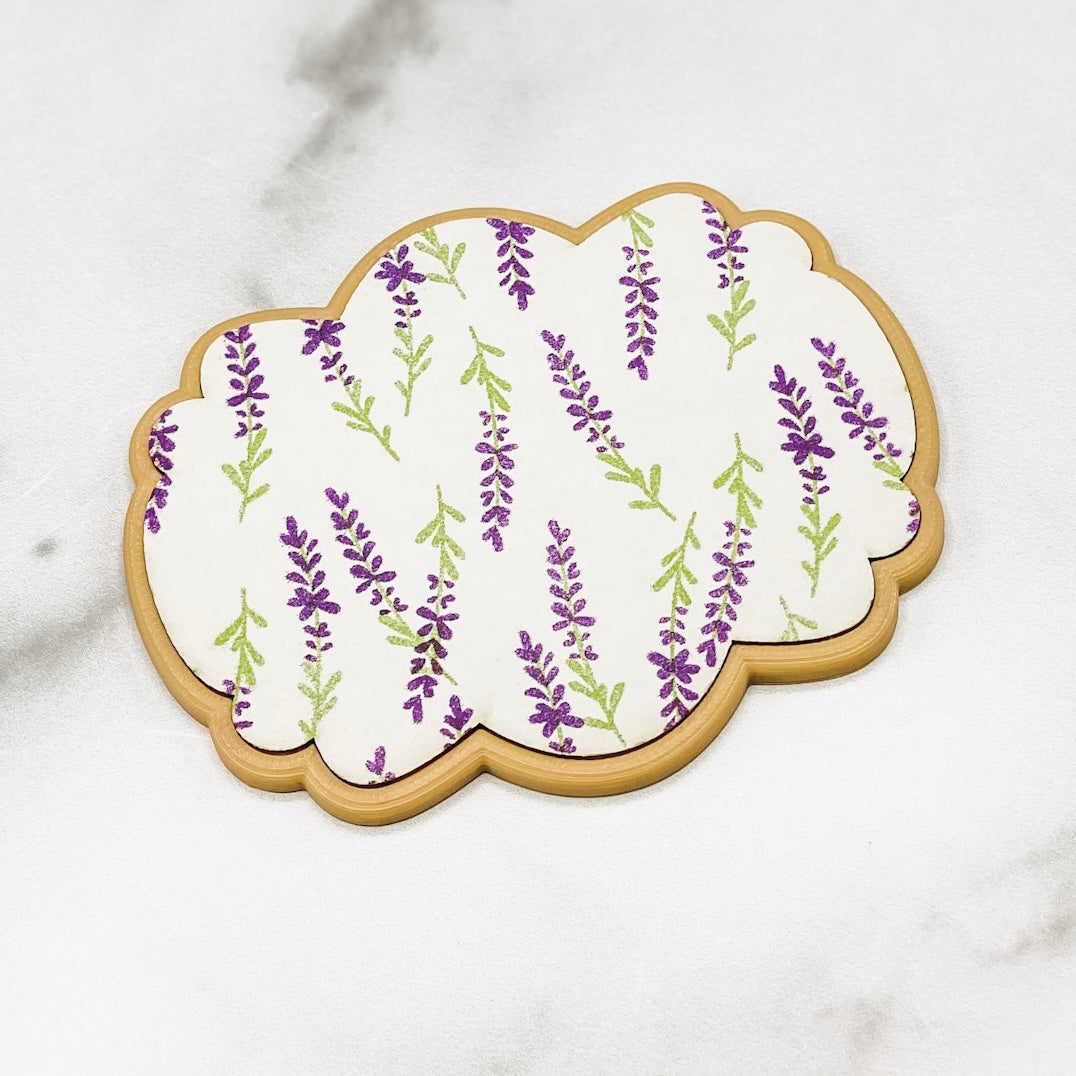 5.5 x 5.5 Stencil Lavender 2 Part Stencil