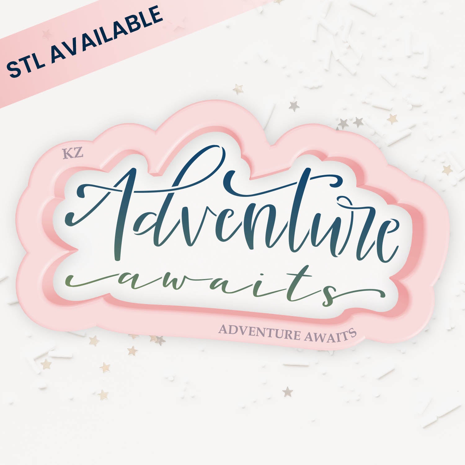 Cookie Cutters Adventure Awaits Hand Lettered