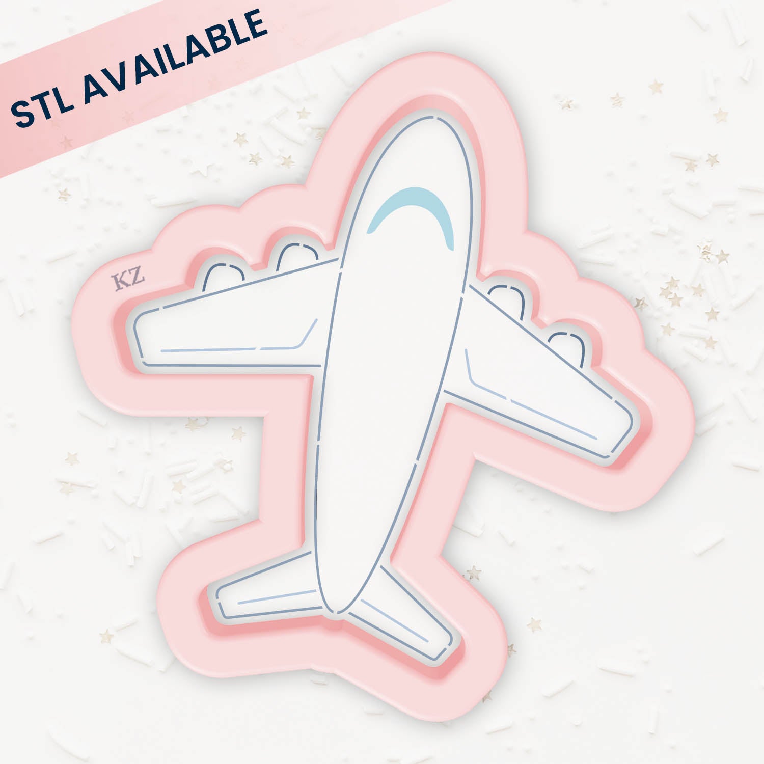 Cookie Cutters Airplane – Cookie Cutter & Stencil Set