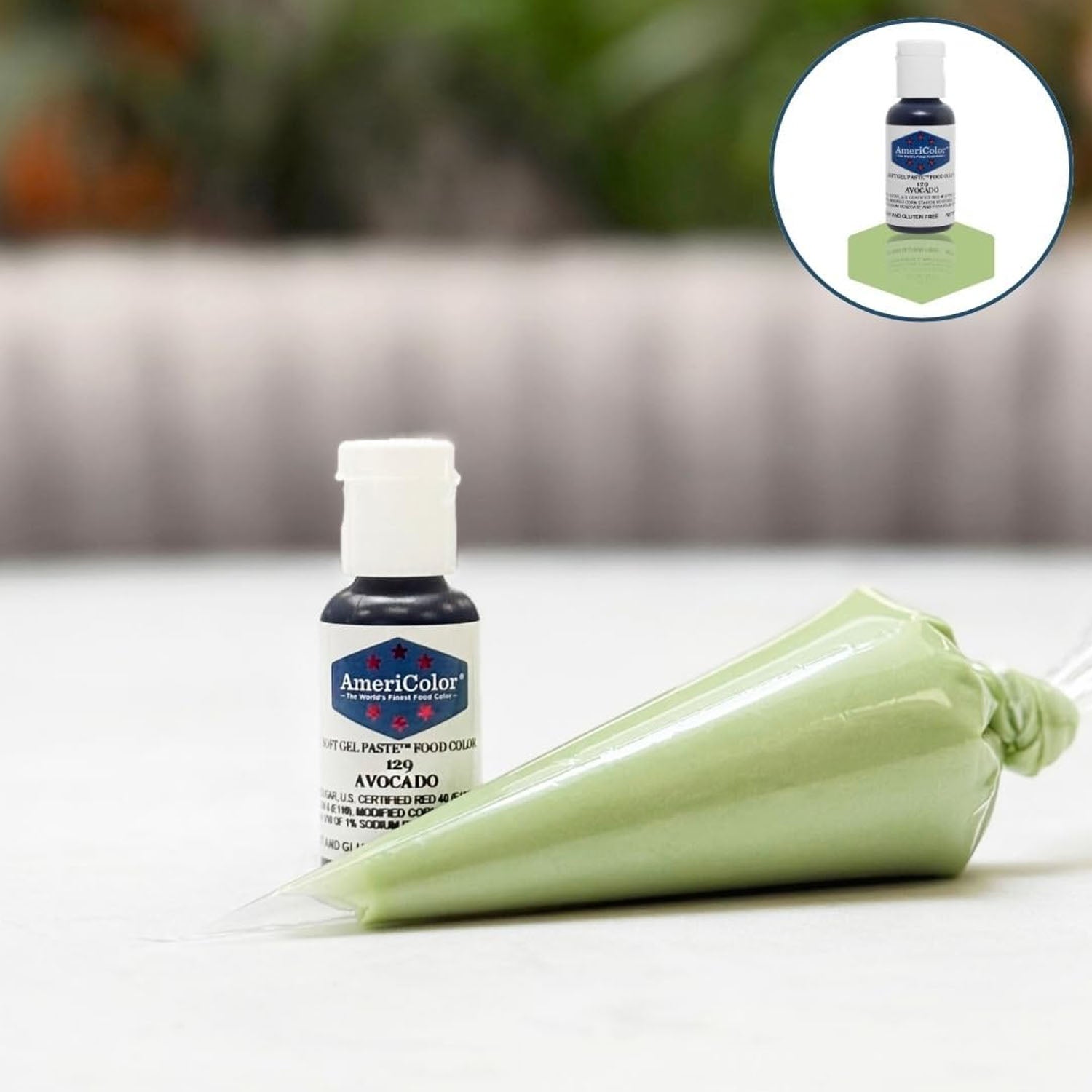 Soft Gel Paste AmeriColor Soft Gel Paste - AVOCADO - Food Coloring