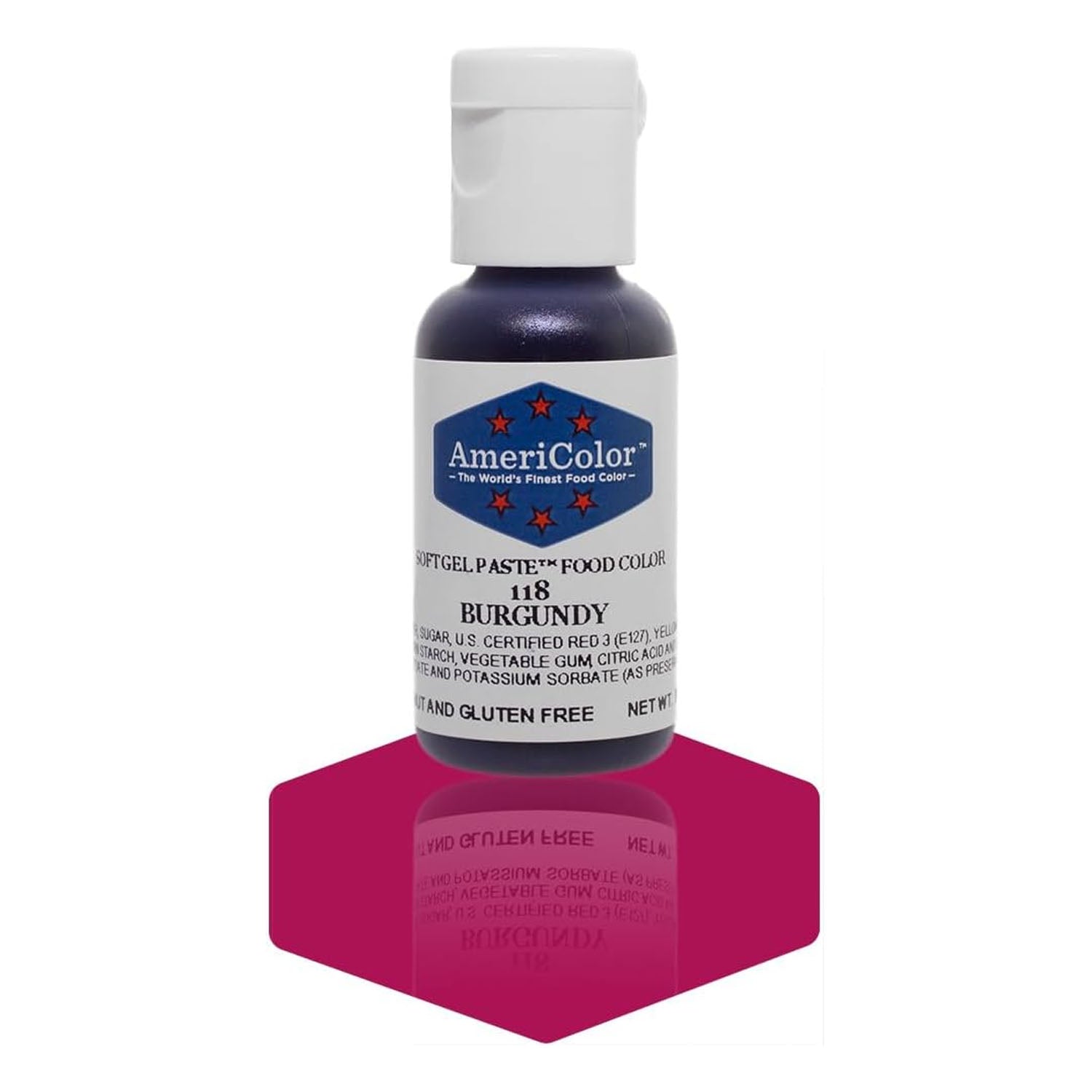 Soft Gel Paste AmeriColor Soft Gel Paste - BURGUNDY - Food Coloring