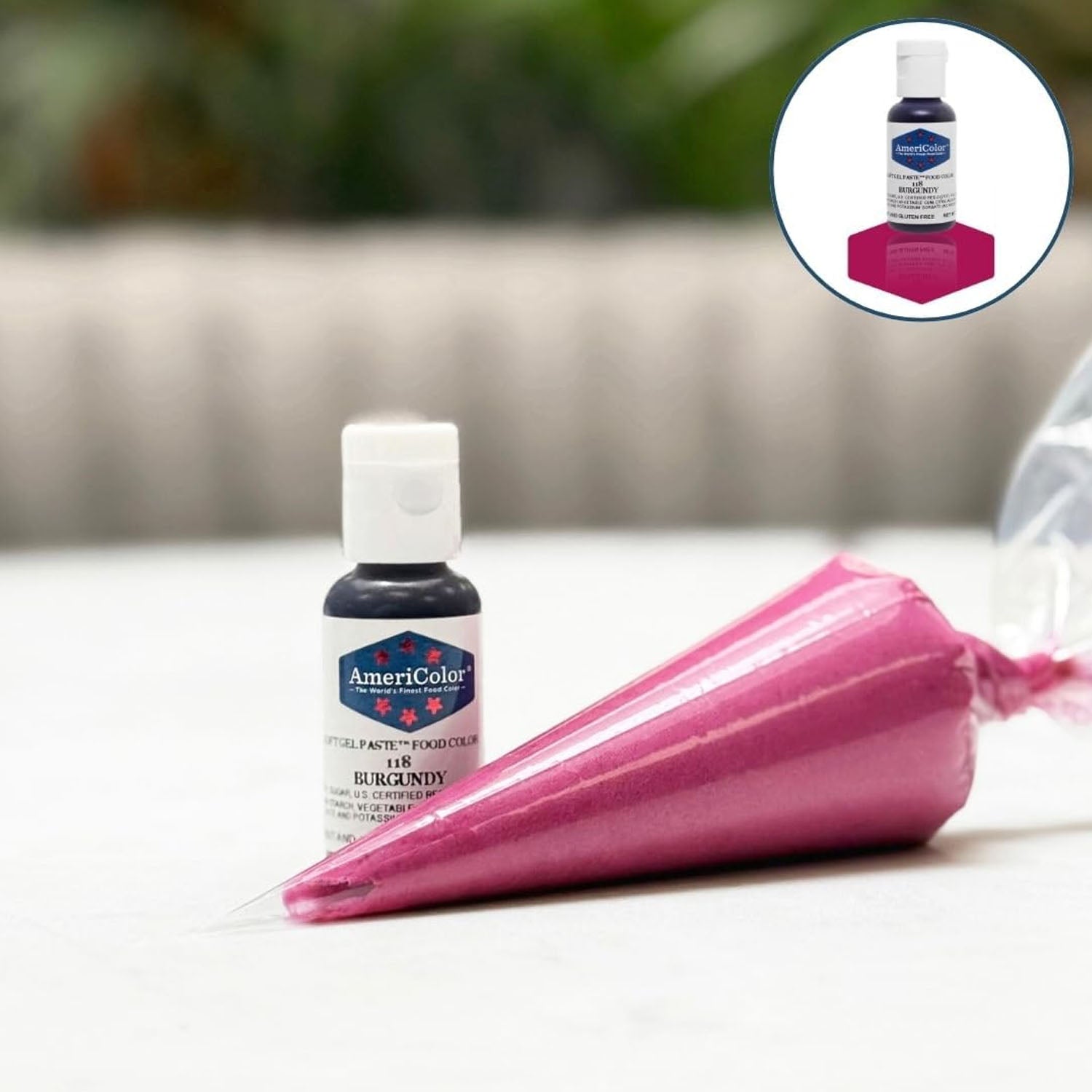 Soft Gel Paste AmeriColor Soft Gel Paste - BURGUNDY - Food Coloring