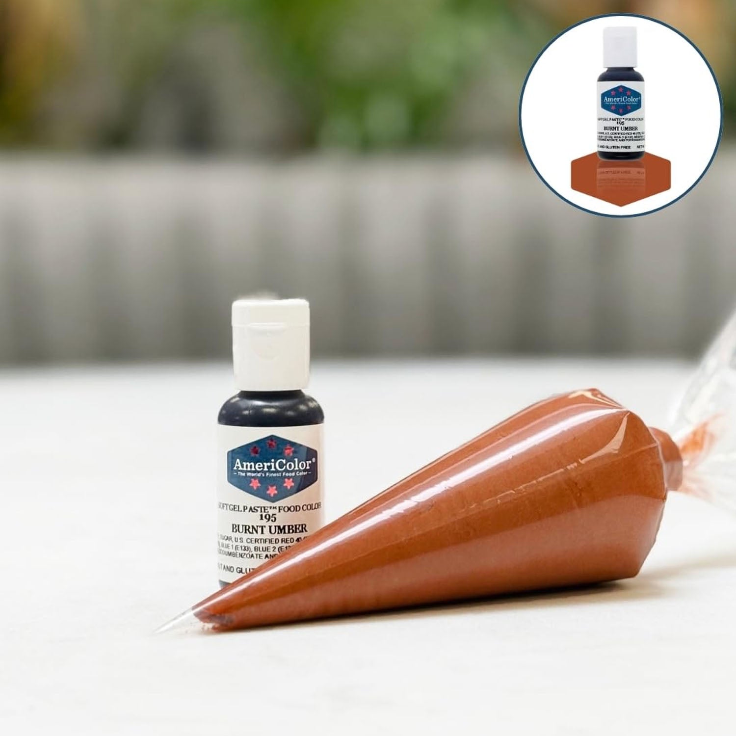 Soft Gel Paste AmeriColor Soft Gel Paste - BURNT UMBER - Food Coloring