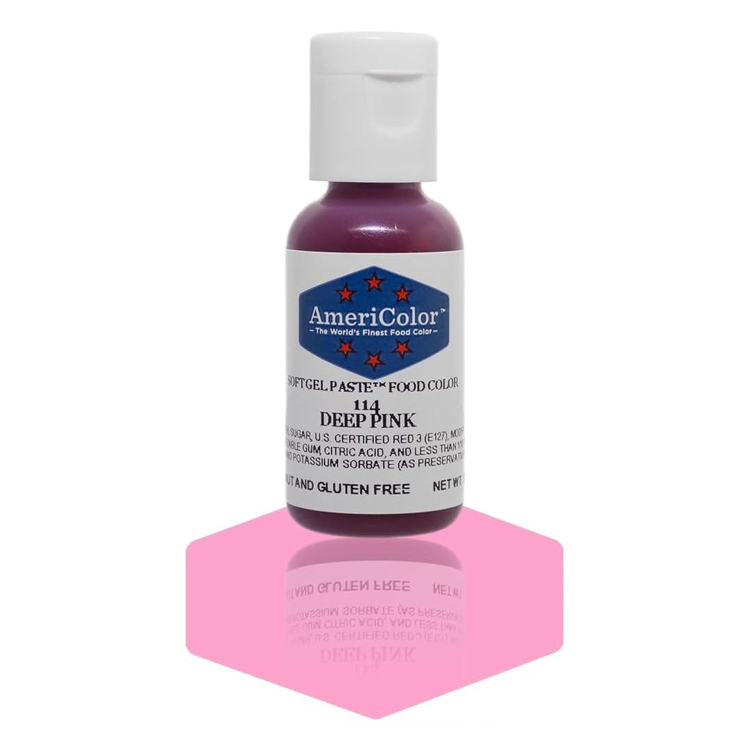 Soft Gel Paste AmeriColor Soft Gel Paste - DEEP PINK - Food Coloring