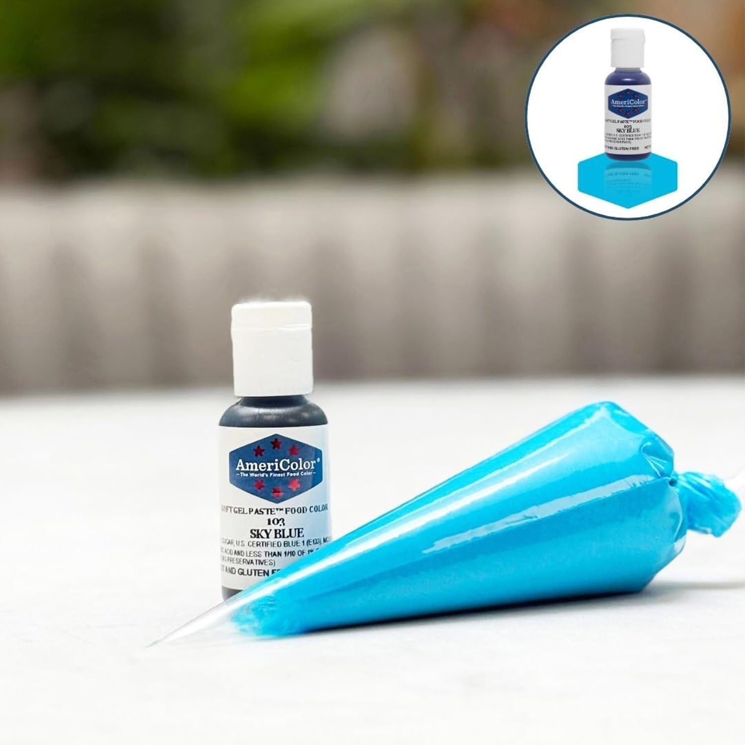 Soft Gel Paste AmeriColor Soft Gel Paste - SKY BLUE - Food Coloring