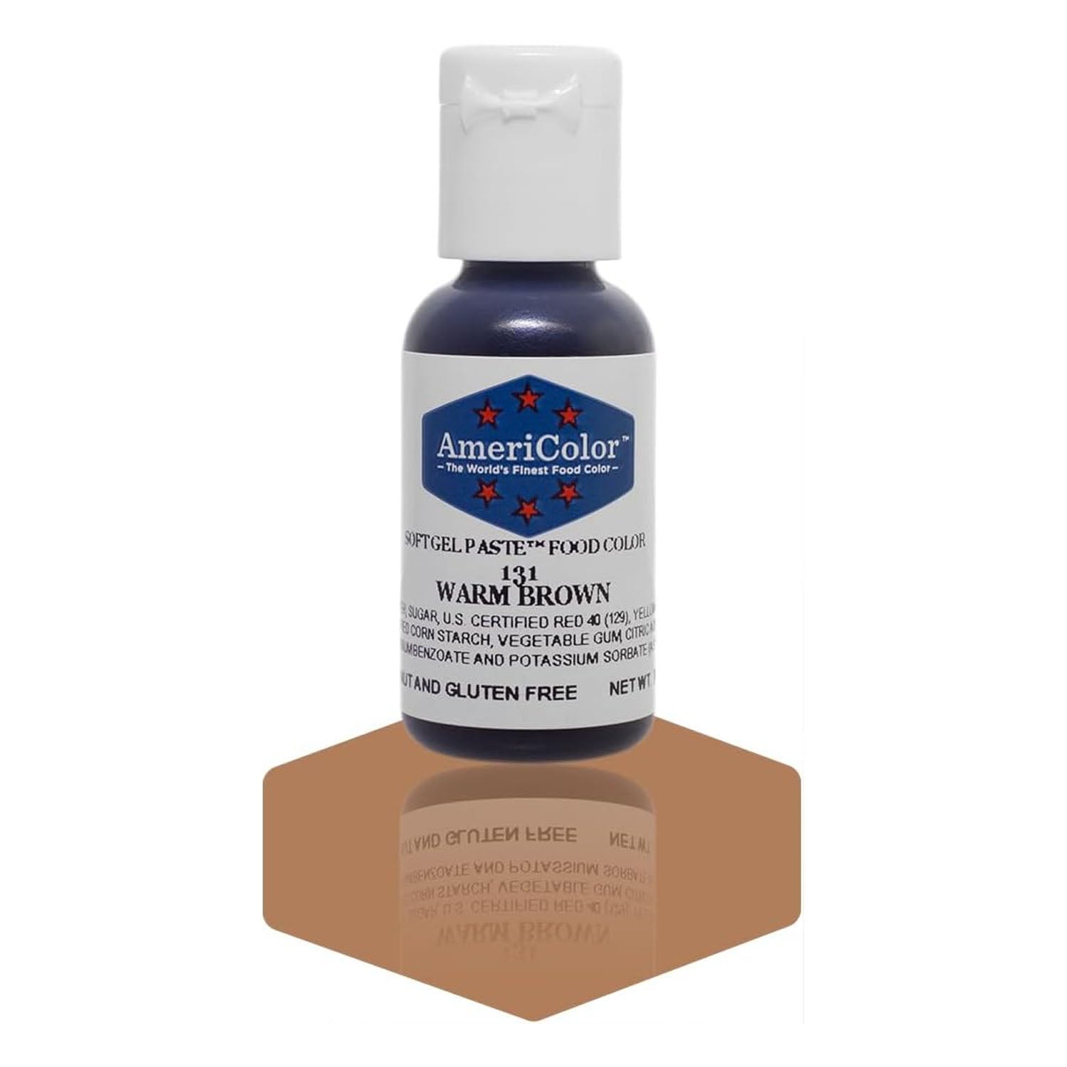 Soft Gel Paste AmeriColor Soft Gel Paste - WARM BROWN - Food Coloring