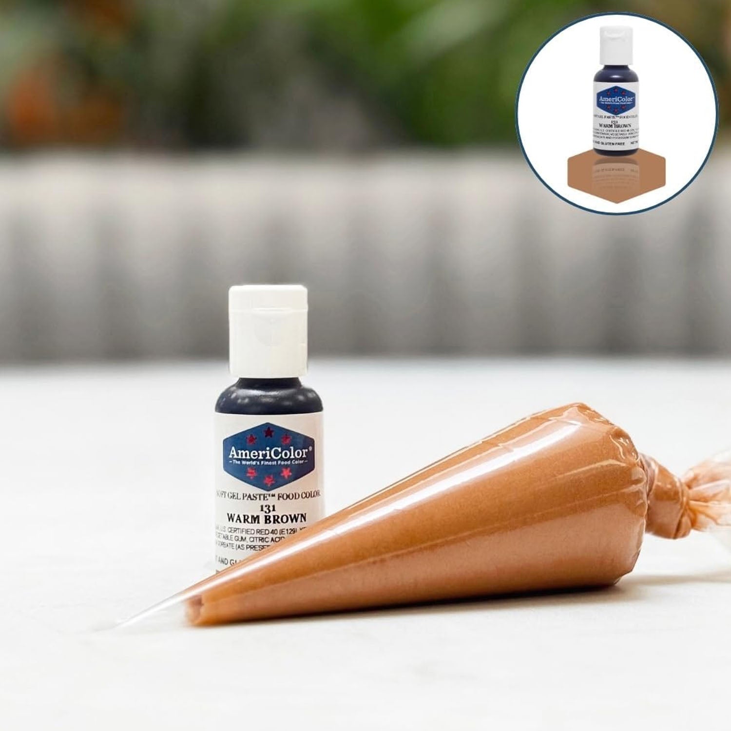 Soft Gel Paste AmeriColor Soft Gel Paste - WARM BROWN - Food Coloring