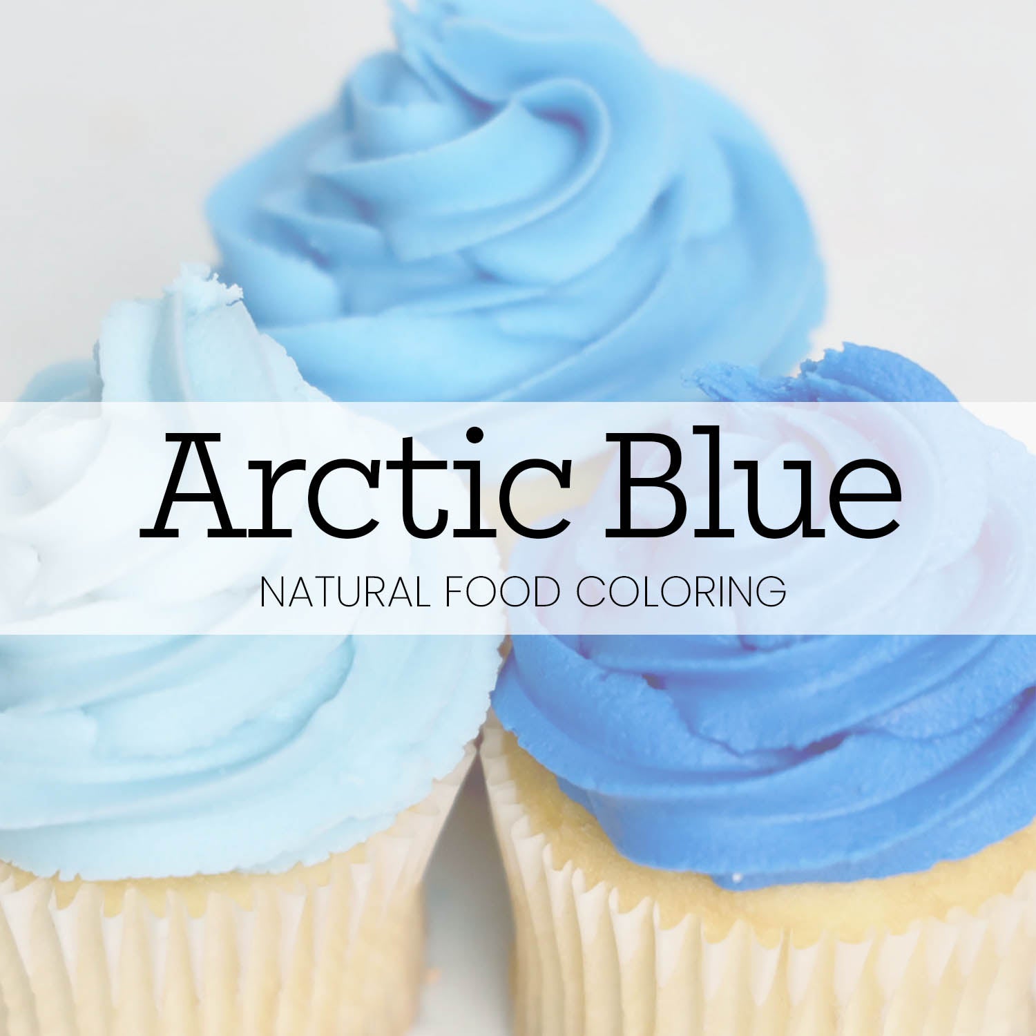 Natural Gel Color Natural Icing Color – Arctic Blue | The Sugar Art
