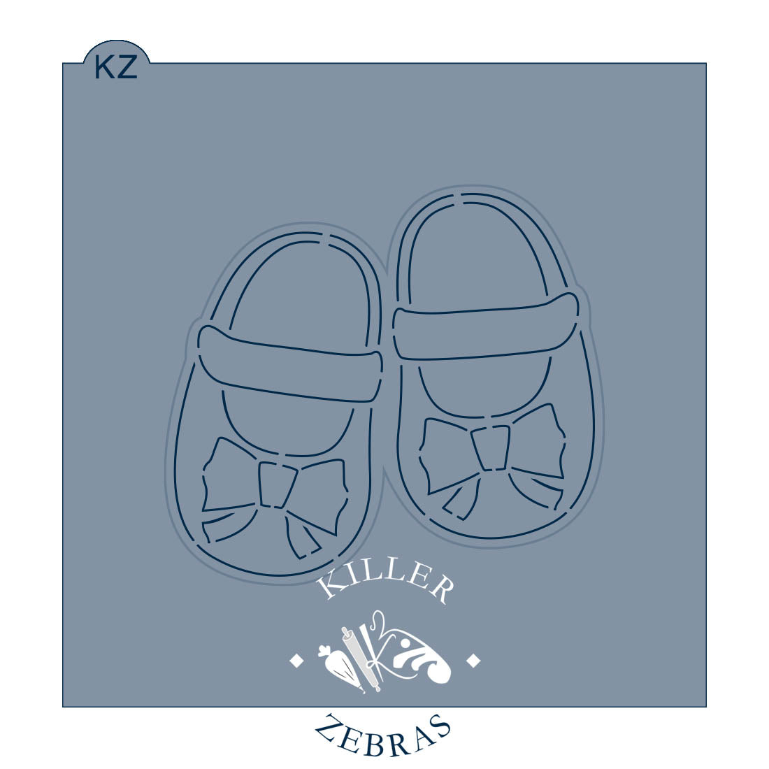 Cookie Cutters Baby Shoes Cutter/Stencil