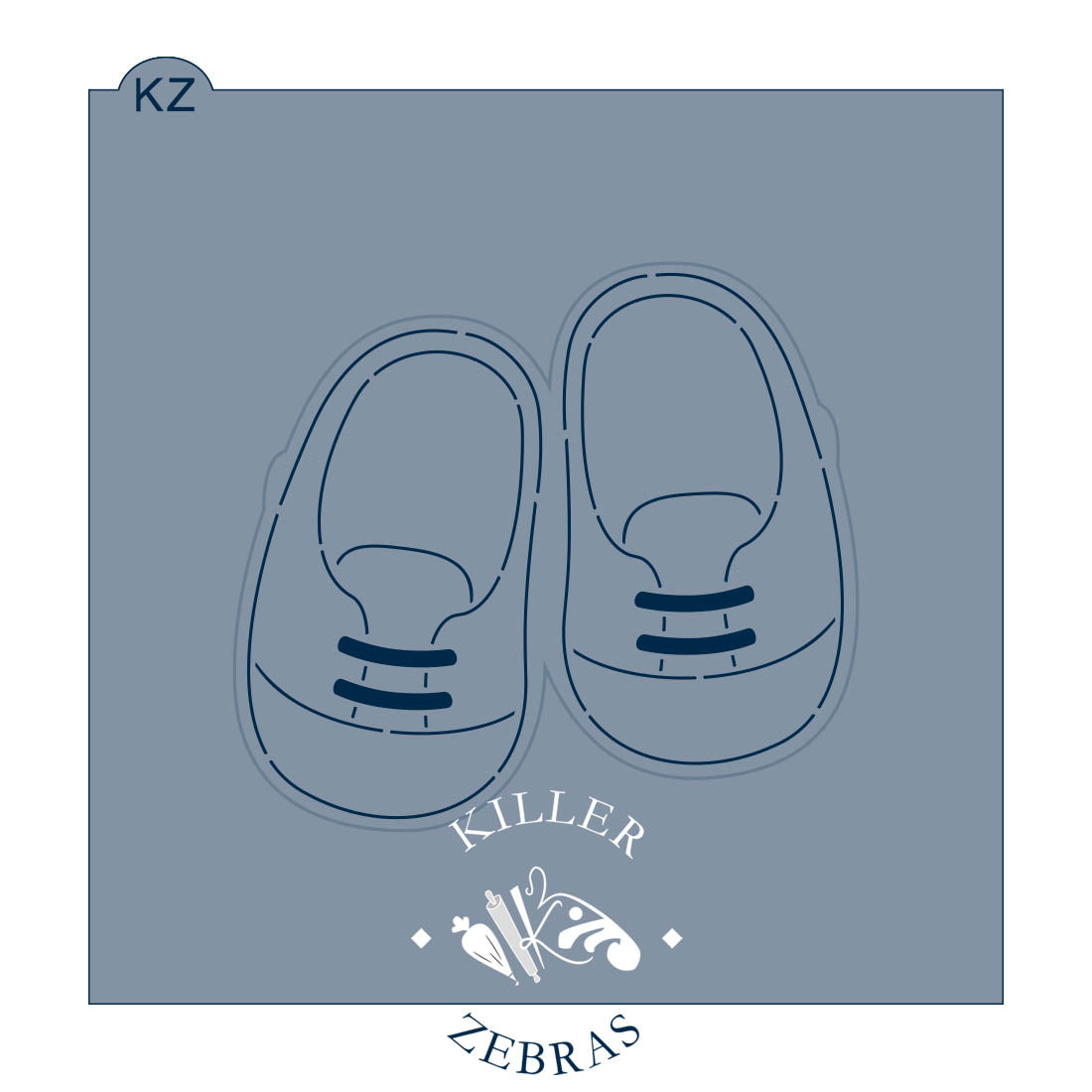 Cookie Cutters Baby Shoes Cutter/Stencil