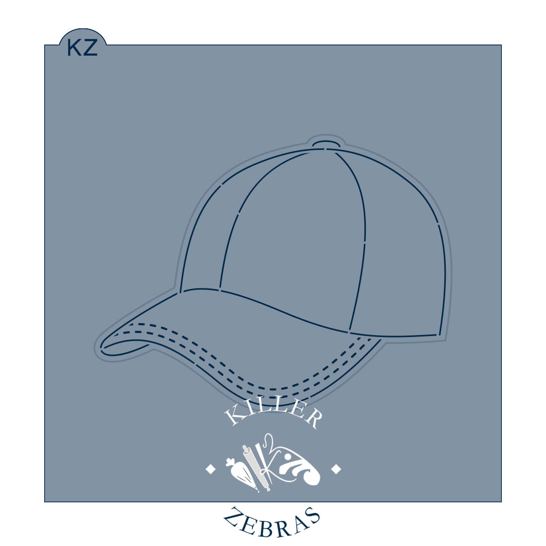 Cookie Cutters Baseball Hat – Cookie Cutter & Stencil Set