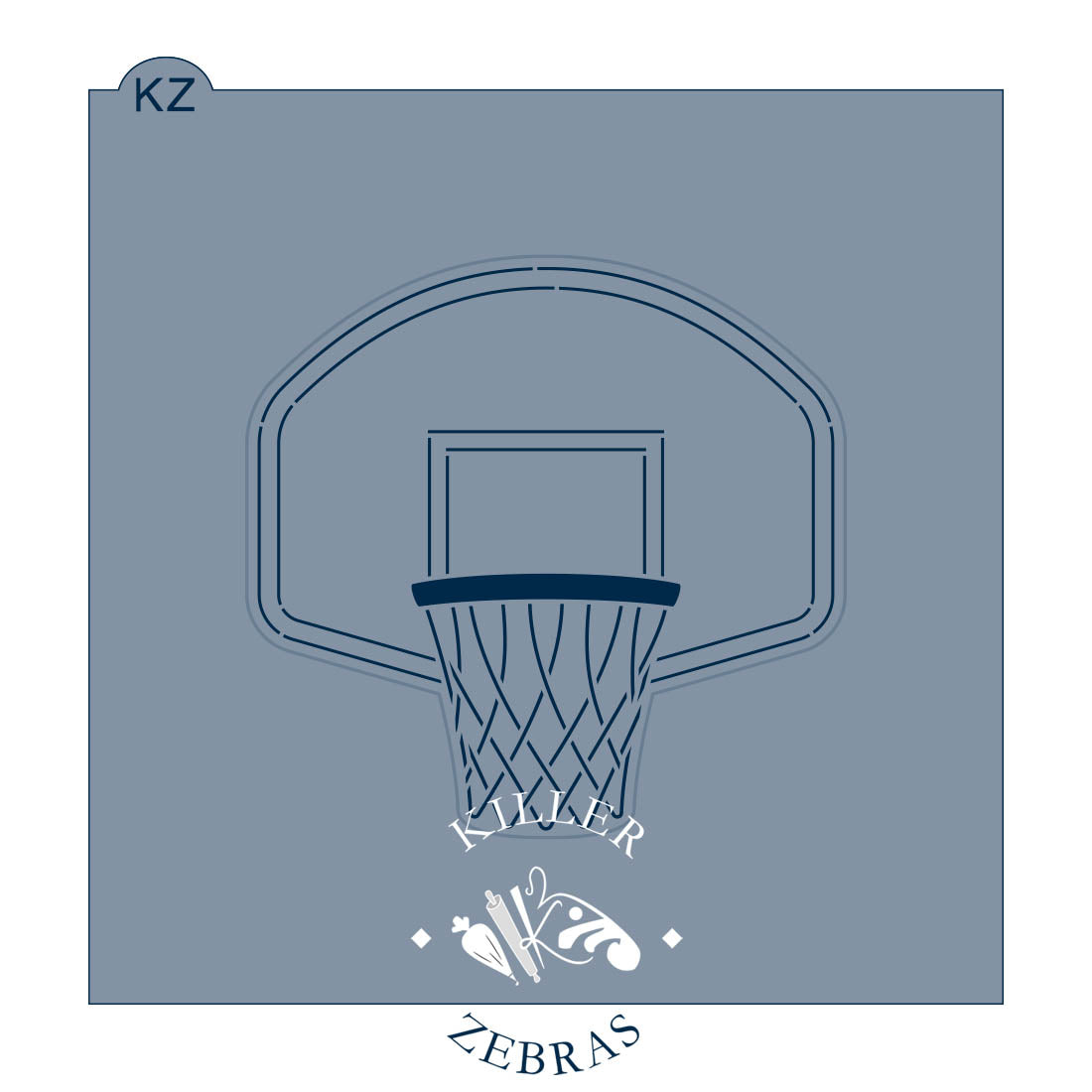 Cookie Cutters Basketball Hoop – Cookie Cutter & Stencil Set