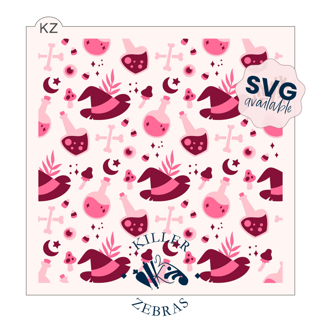 5.5 x 5.5 Stencil Black Magic 3 Part Stencil