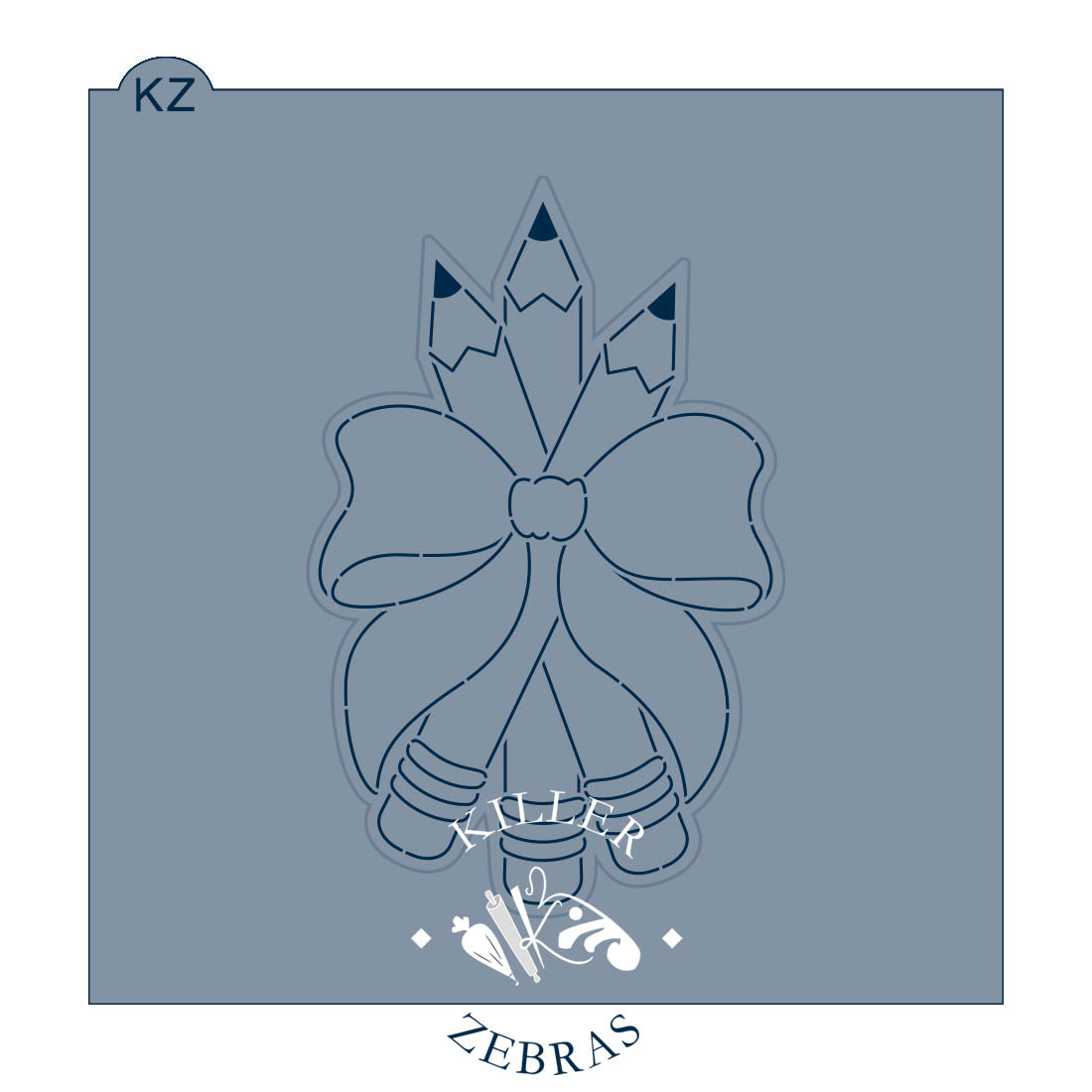 Cookie Cutters Bouquet of Pencils Cutter/Stencil