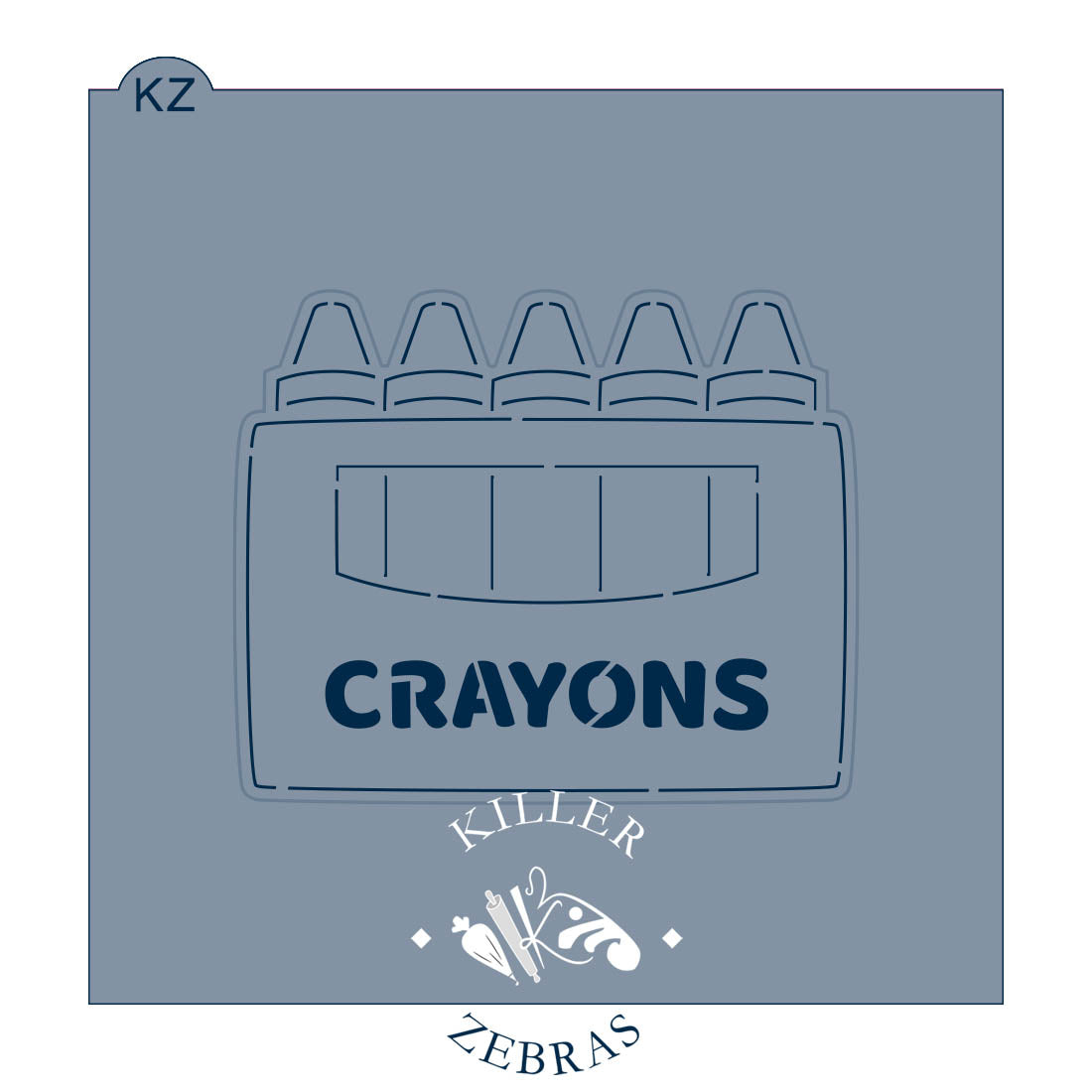 Cookie Cutters Box of Crayons Cutter/Stencil