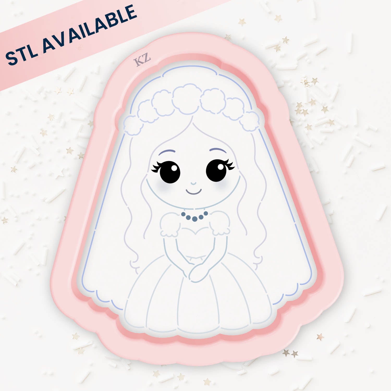 CSLA Haunted Bride – Cookie Cutter & Stencil Set