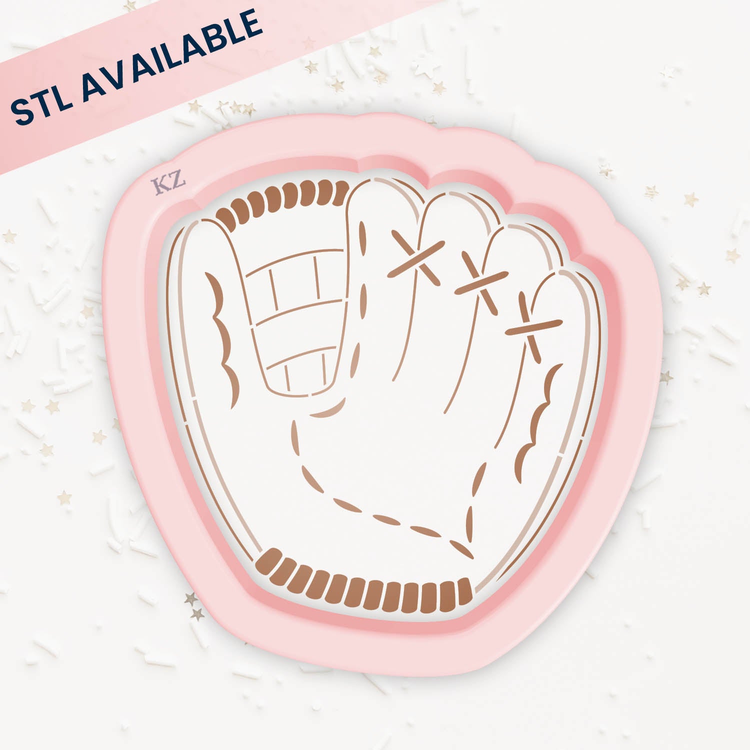 Cookie Cutters Catcher's Mitt – Cookie Cutter & Stencil Set