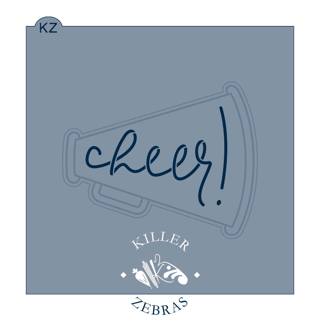 Cookie Cutters Cheer Megaphone Cutter/Stencil