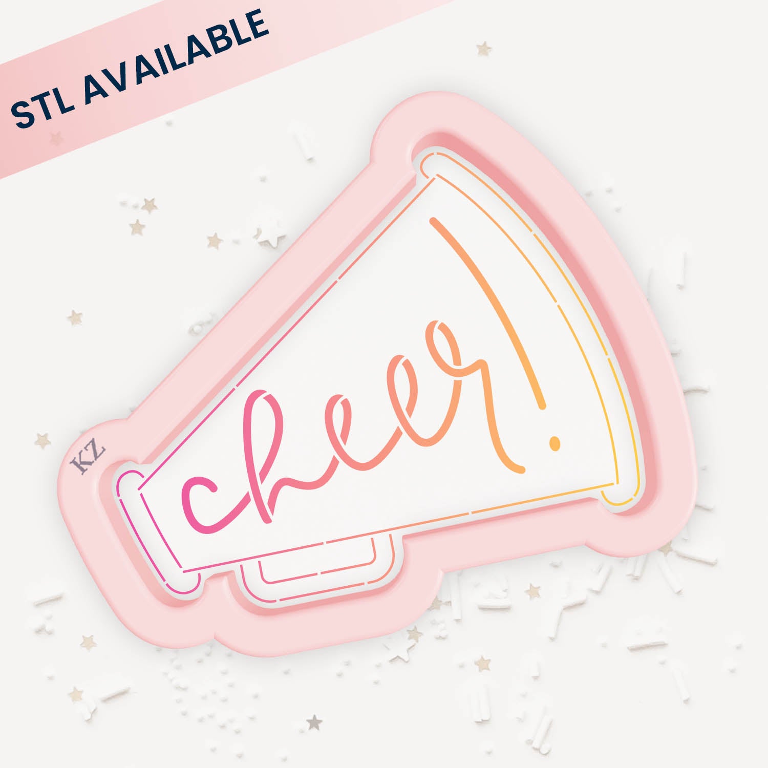 Cookie Cutters Cheer Megaphone Cutter/Stencil
