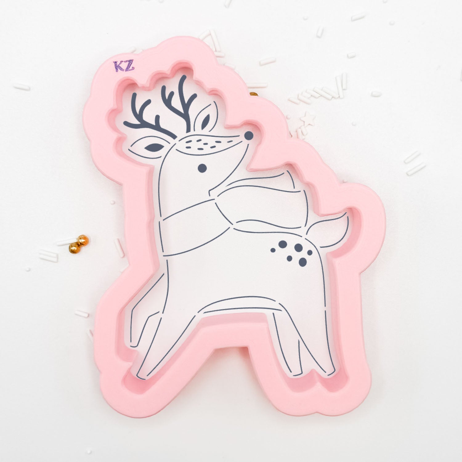 Cookie Cutters Christmas Reindeer (Style 1) Cutter/Stencil