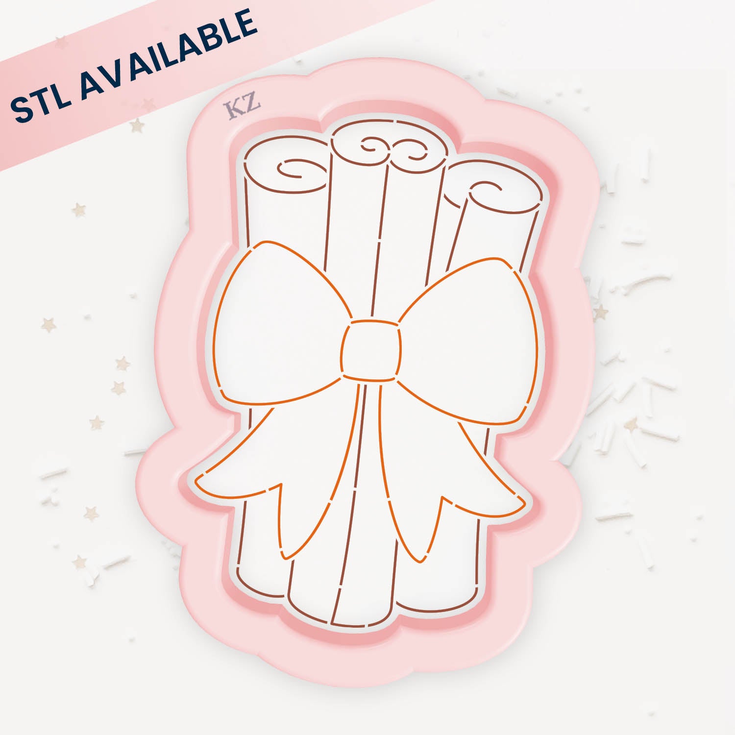 Cookie Cutters Cinnamon Stick Bundle Cutter/Stencil