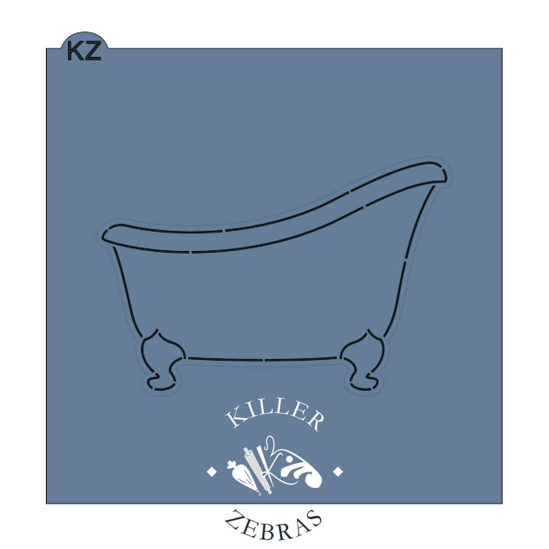 Cookie Cutters Clawfoot Tub Cutter/Stencil