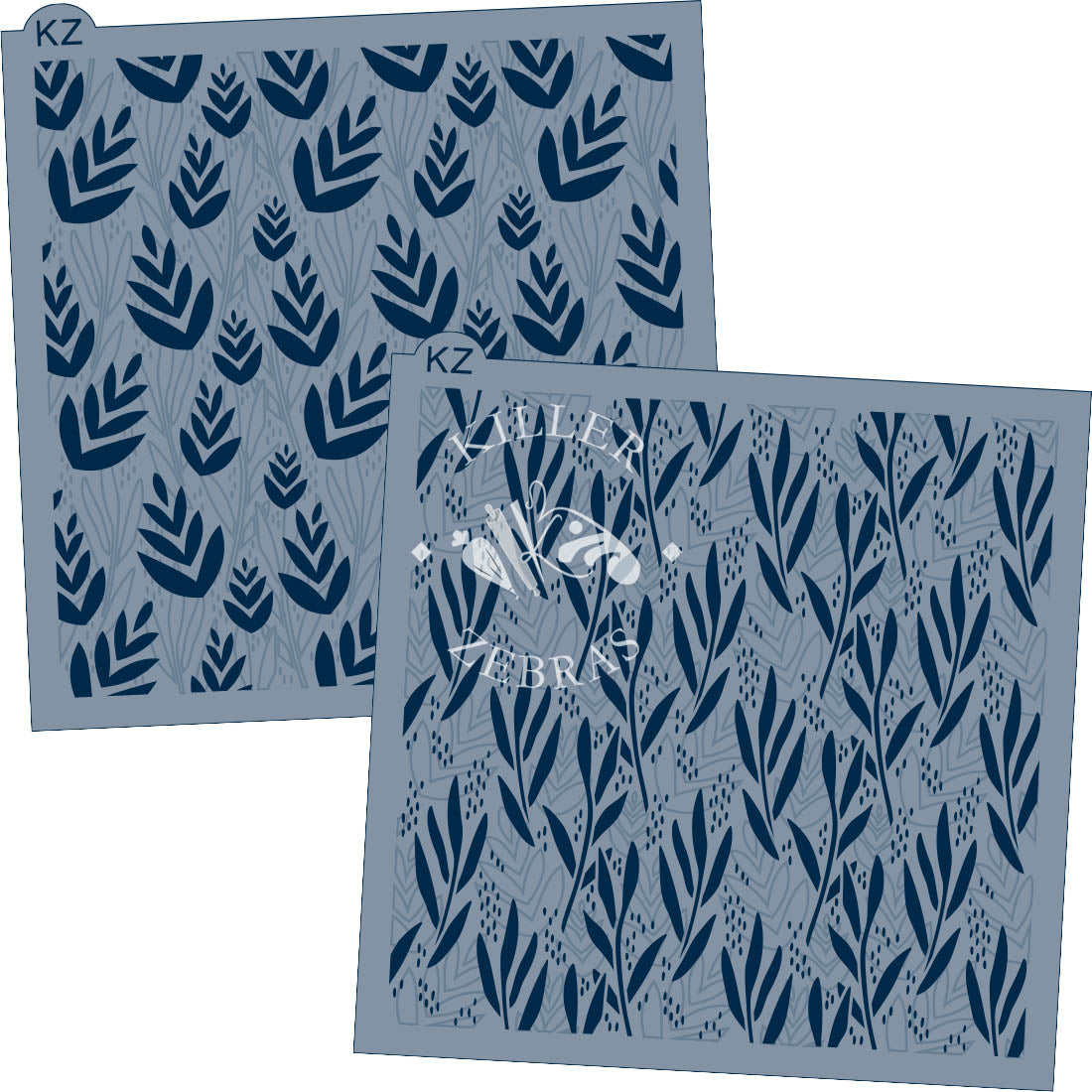 5.5 x 5.5 Stencil Cordyline – Layered Cookie Stencil