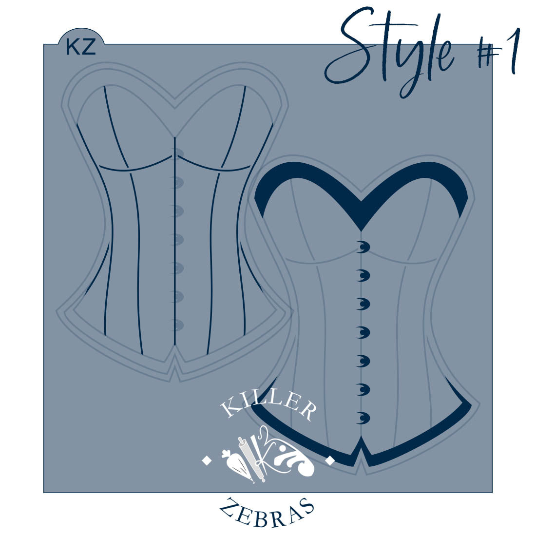 Cookie Cutters Corset – Cookie Cutter & Stencil Set