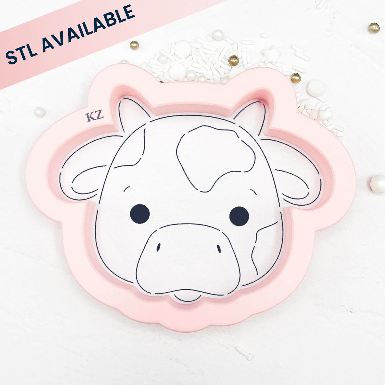 Cookie Cutters Cow Head Cutter/Stencil