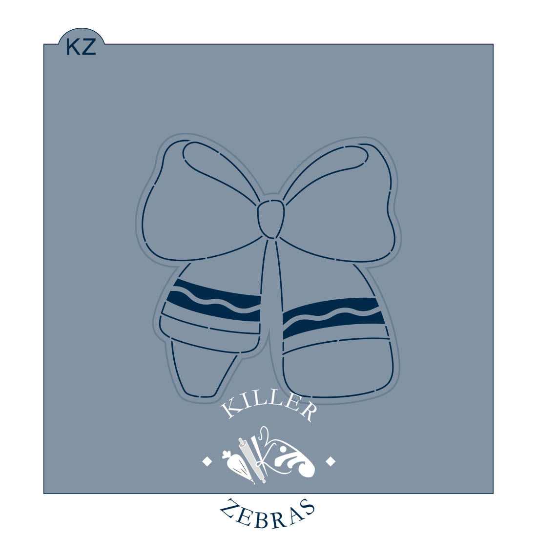 Cookie Cutters Crayon Bow – Cookie Cutter & Stencil Set