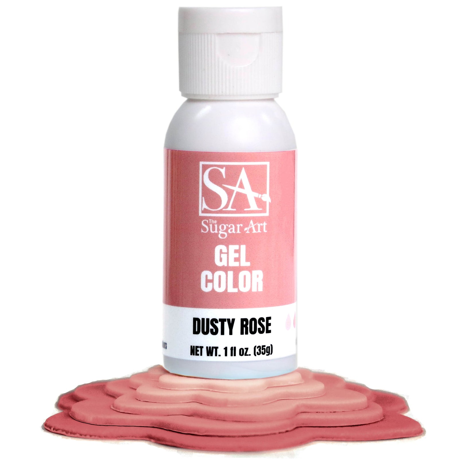 Gel Color Dusty Rose Sugar Art Gel Color