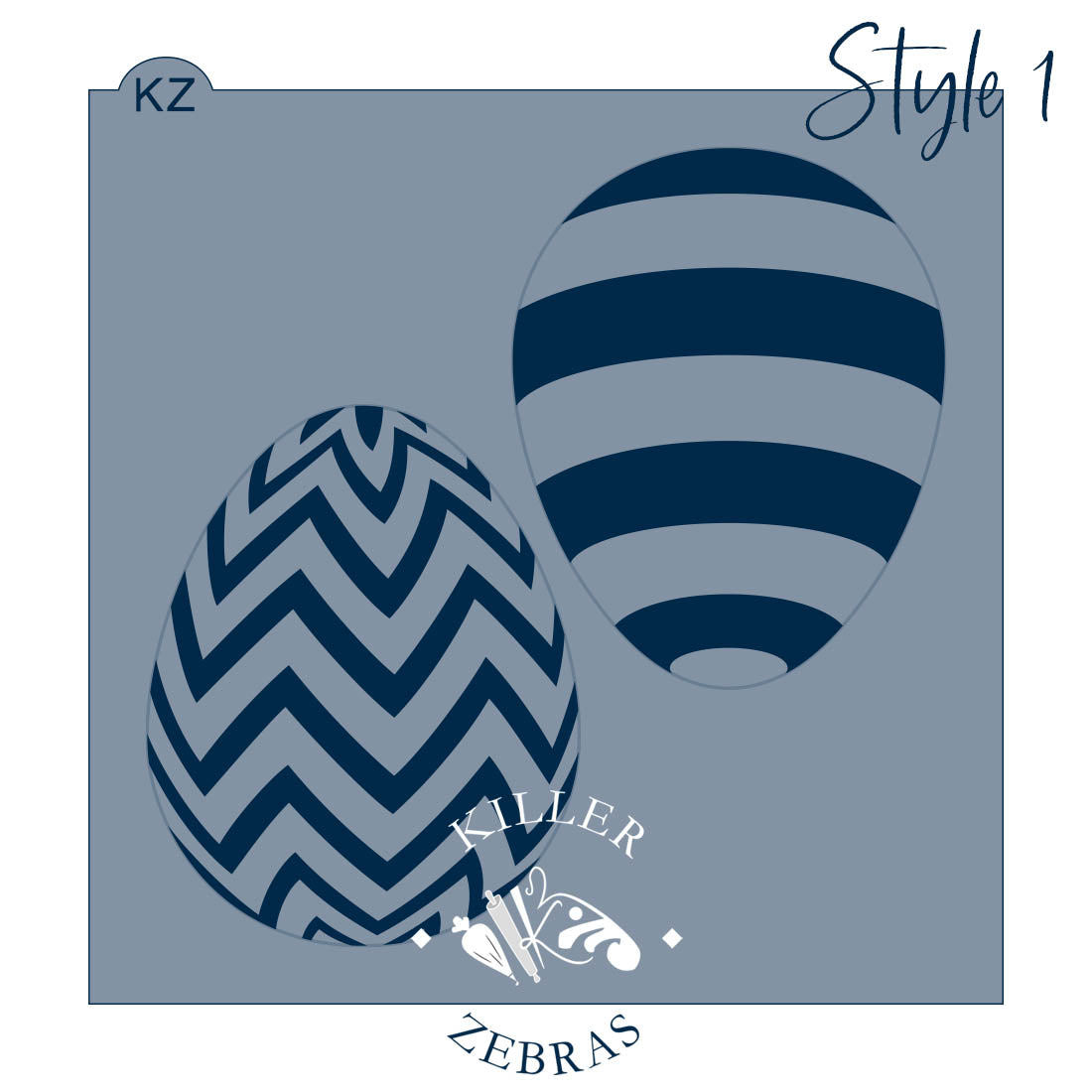 Cookie Cutters Easter Egg – Cookie Cutter & Stencil Set