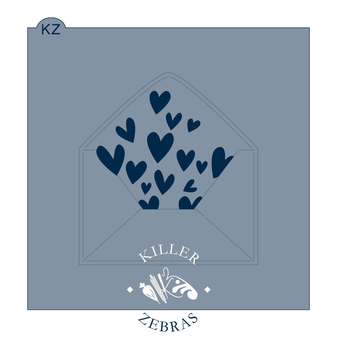 Cookie Cutters Envelope – Cookie Cutter & Stencil Set