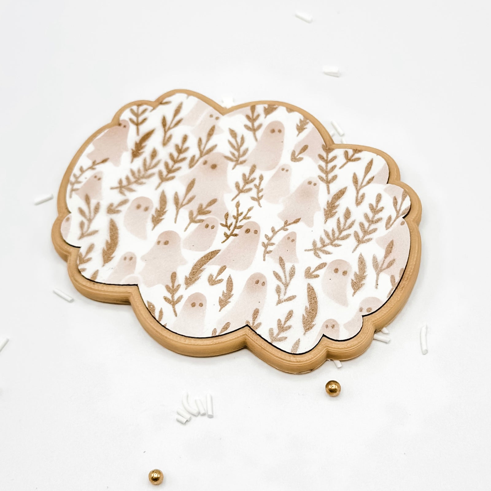 5.5 x 5.5 Stencil Boho Ghosts 2 Part Stencil