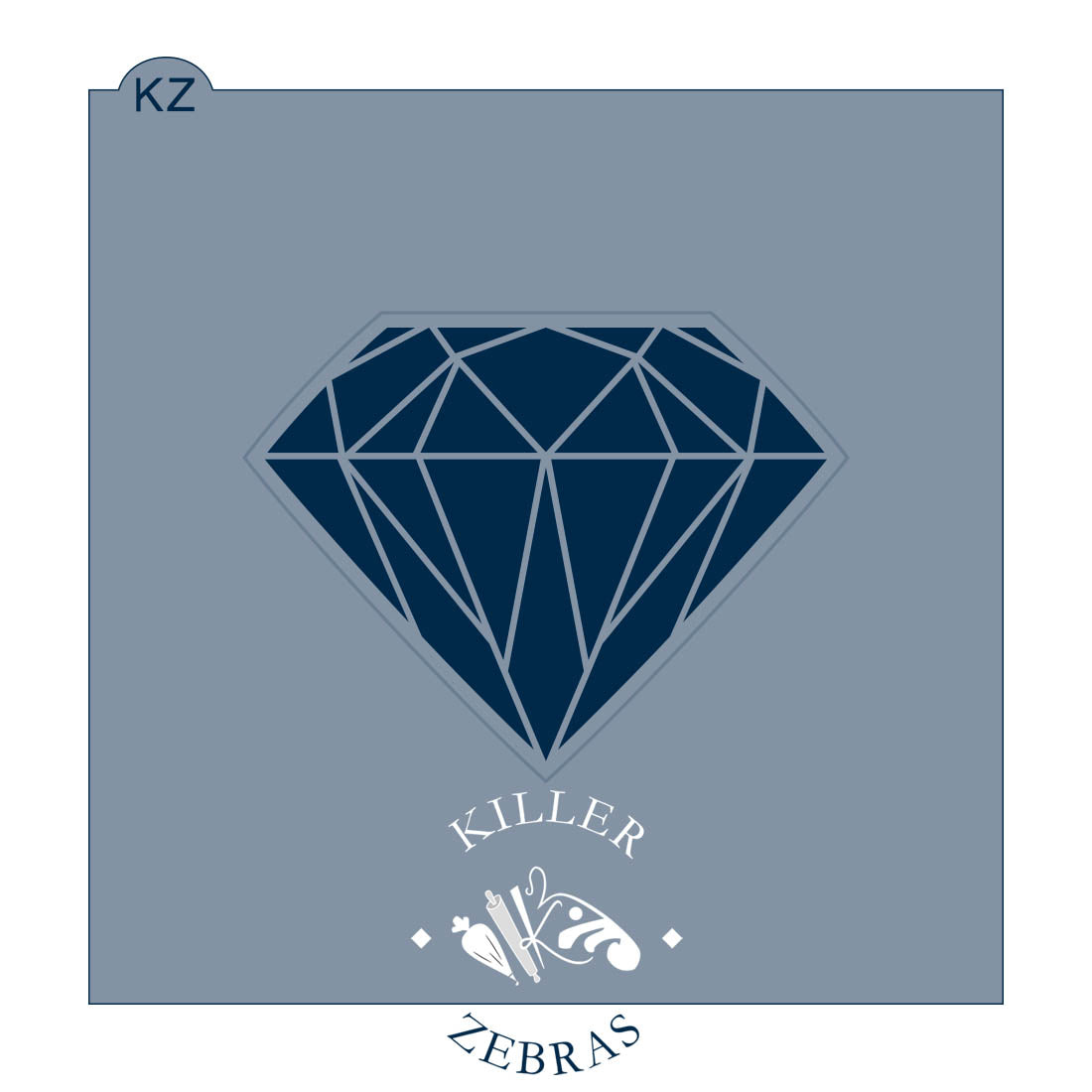 Cookie Cutters Faceted Diamond – Cookie Cutter & Stencil Set