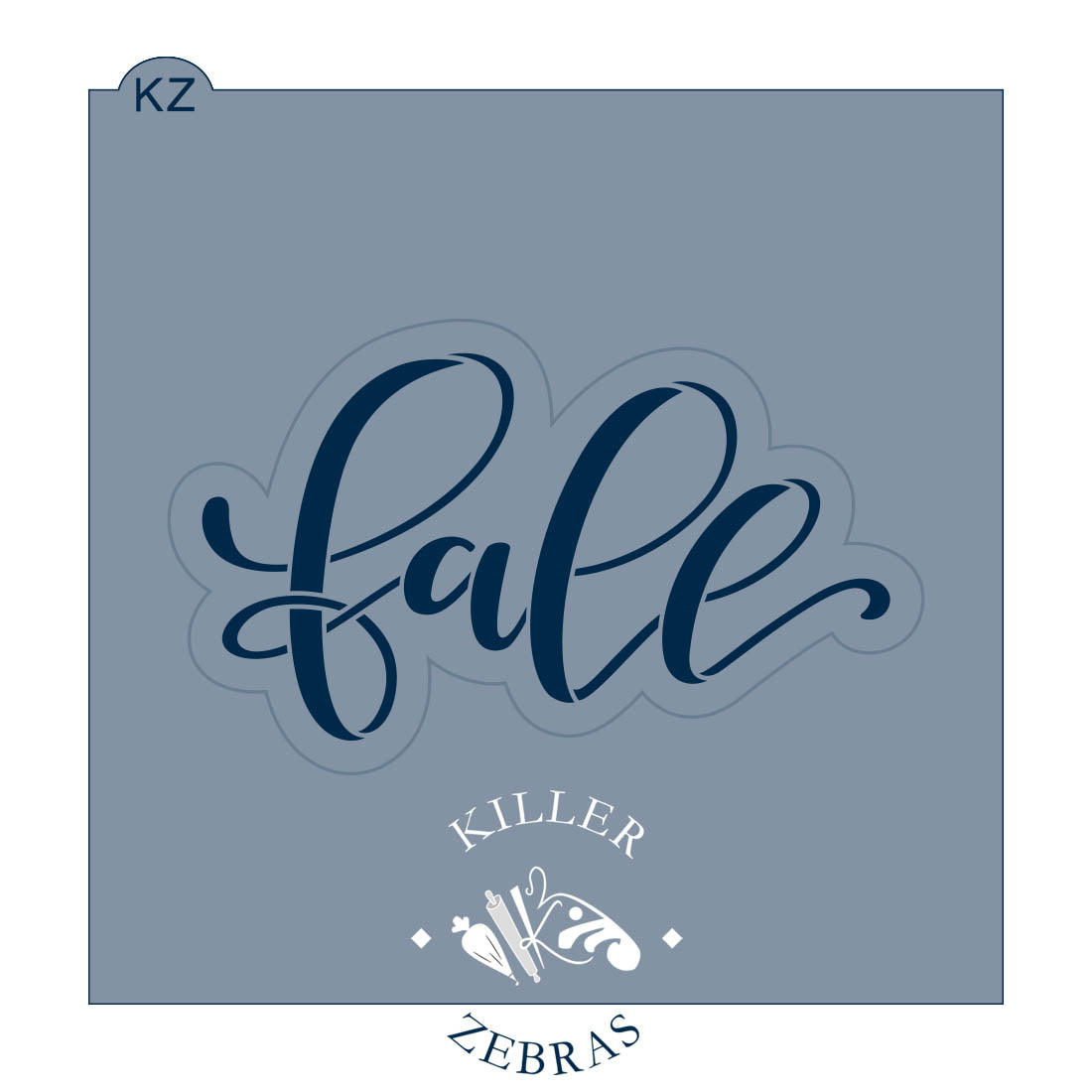 Cookie Cutters Fall (Style 1) – Cookie Cutter & Stencil Set