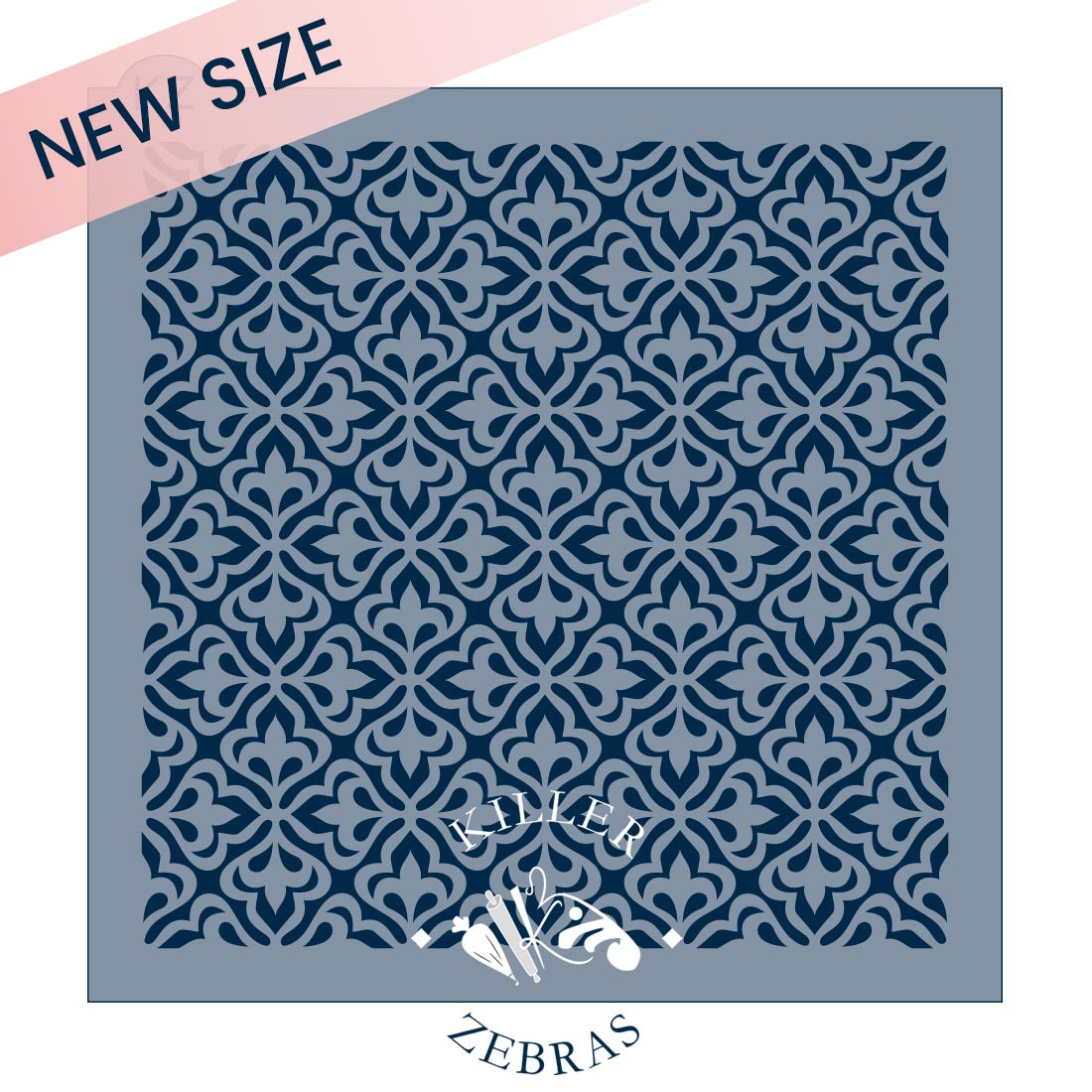 5.5 x 5.5 Stencil Flowers in Florence Stencil