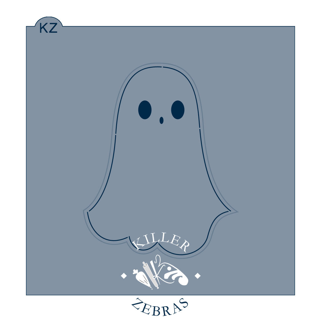 Cookie Cutters Flowy Ghost – Cookie Cutter & Stencil Set