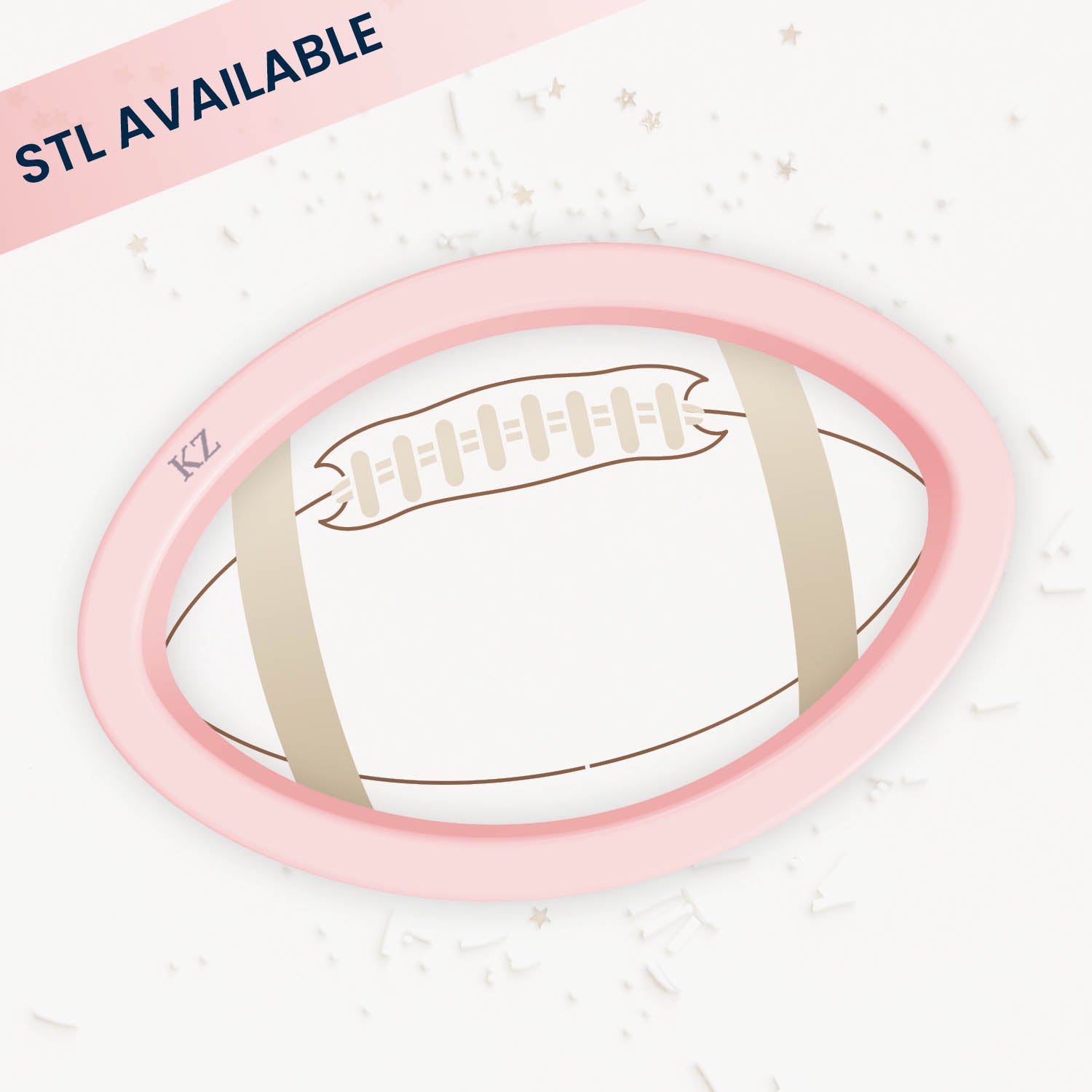 Cookie Cutters Football Cutter/Stencil