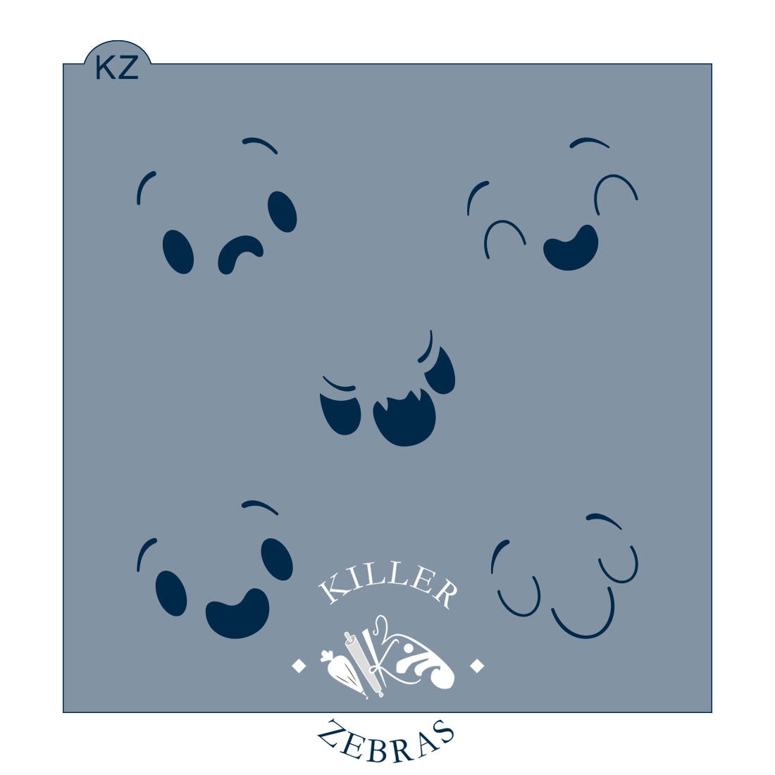 Ghost – Cookie Cutter & Stencil Set