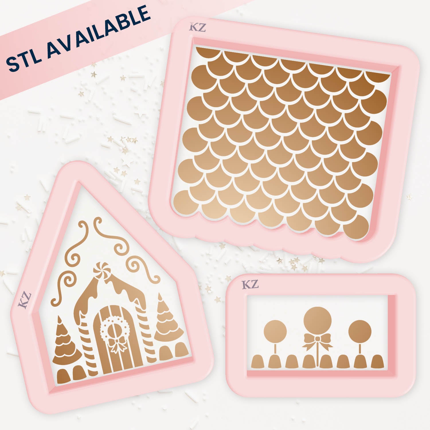 Cookie Cutters Gingerbread House 3D